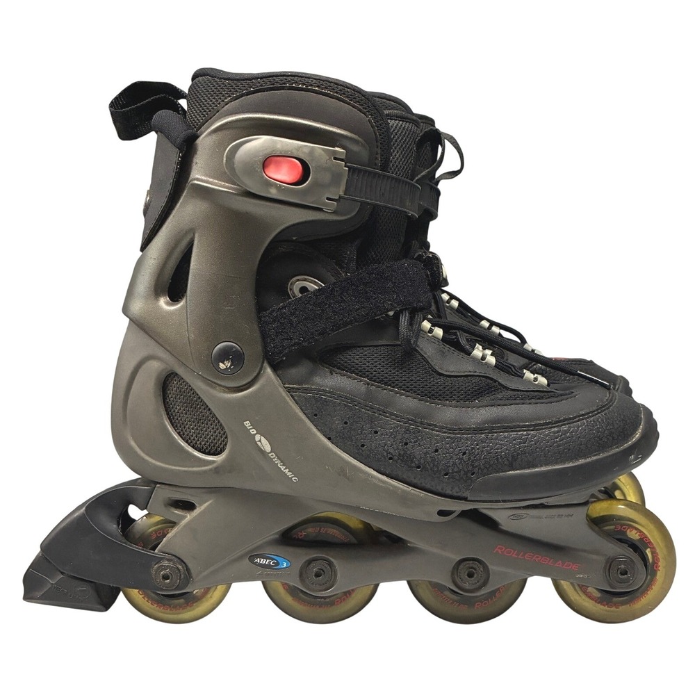 Rollerblade Inline Skates Kit Alpha Delta SX Mens Size 10 Black Fitness Outdoor